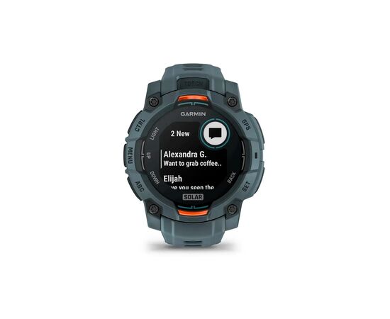 Смарт-часы Garmin Instinct 3, 45mm, Solar, Twilight Bezel w/Twilight Band, GPS смарт-годинник (010-02934-01), изображение 2 Смарт-часы Garmin Instinct 3, 45mm, Solar, Twilight Bezel w/Twilight Band, GPS смарт-годинник (010-02934-01), изображение 2