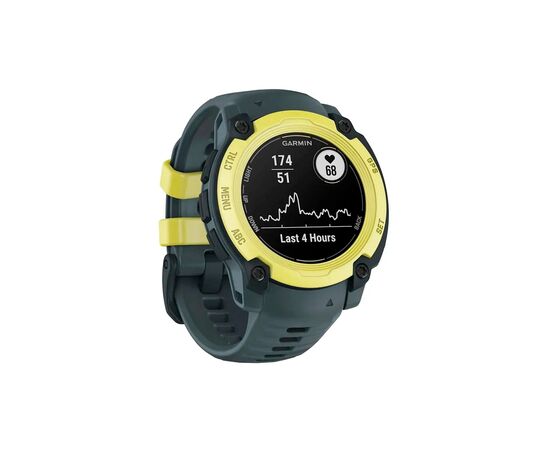 Смарт-годинник Garmin Instinct E, 40 mm, Electric Lime Bezel w/ Twilight Band, GPS смарт-годинник (010-02932-01)