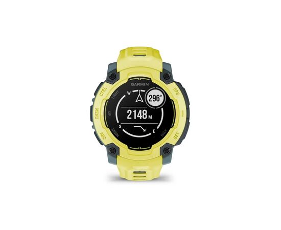 Смарт-часы Garmin Instinct E, 45 mm, ElectricLimeBezel w/ ElectricLimeBand, GPS смарт-годинник (010-02933-01), изображение 3 Смарт-часы Garmin Instinct E, 45 mm, ElectricLimeBezel w/ ElectricLimeBand, GPS смарт-годинник (010-02933-01), изображение 3