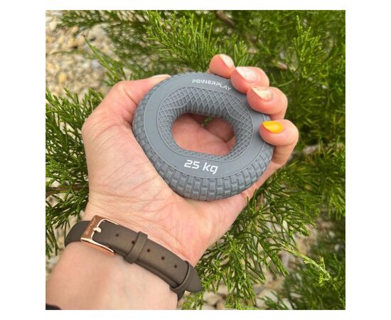 Еспандер PowerPlay PP-4333 Hand Grip Large 25 кг Сірий (PP_4333_Grey_25kg), зображення 4 Еспандер PowerPlay PP-4333 Hand Grip Large 25 кг Сірий (PP_4333_Grey_25kg), зображення 4