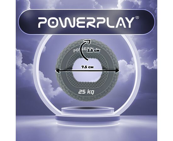 Еспандер PowerPlay PP-4333 Hand Grip Large 25 кг Сірий (PP_4333_Grey_25kg), зображення 8 Еспандер PowerPlay PP-4333 Hand Grip Large 25 кг Сірий (PP_4333_Grey_25kg), зображення 8