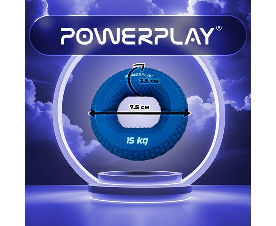 Эспандер PowerPlay PP-4333 Hand Grip Light 15 кг Блакитний (PP_4333_Blue_15kg), изображение 9