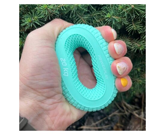 Эспандер PowerPlay PP-4333 Hand Grip Medium 20 кг Зелений (PP_4333_Green_20kg), изображение 3 Эспандер PowerPlay PP-4333 Hand Grip Medium 20 кг Зелений (PP_4333_Green_20kg), изображение 3