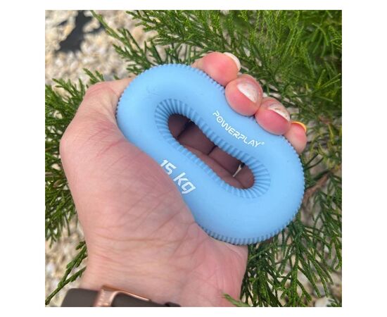 Эспандер PowerPlay PP-4336 Hand Grip Light 15 кг Блакитний (PP_4336_Blue_15kg), изображение 2 Эспандер PowerPlay PP-4336 Hand Grip Light 15 кг Блакитний (PP_4336_Blue_15kg), изображение 2