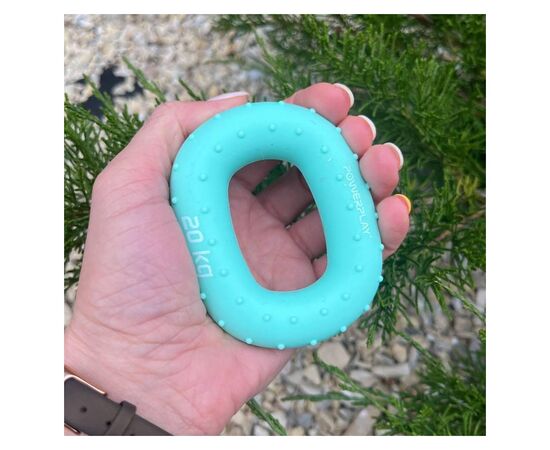 Эспандер PowerPlay PP-4337 Hand Grip Medium 20 кг Зелений (PP_4337_Green_20kg), изображение 3