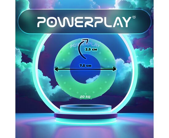 Эспандер PowerPlay PP-4338 Hand Grip Medium 20 кг Зелений (PP_4338_Green_20kg), изображение 8