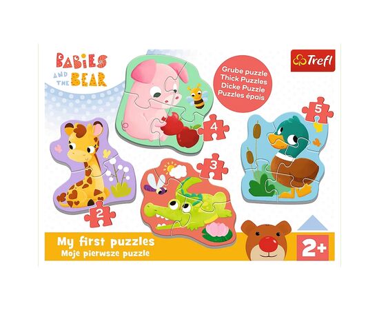 Пазл Trefl Baby Classic Детеныши животных (5900511361353), изображение 6 Пазл Trefl Baby Classic Детеныши животных (5900511361353), изображение 6