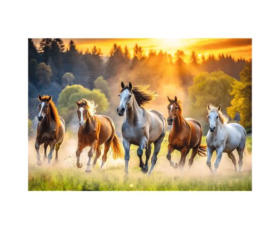 Пазл Trefl Дикие лошади 1500 элементов (5900511262155), изображение 2 Пазл Trefl Дикие лошади 1500 элементов (5900511262155), изображение 2