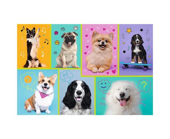 Пазл Trefl В мире собак 100 элементов (5900511164213), изображение 2 Пазл Trefl В мире собак 100 элементов (5900511164213), изображение 2