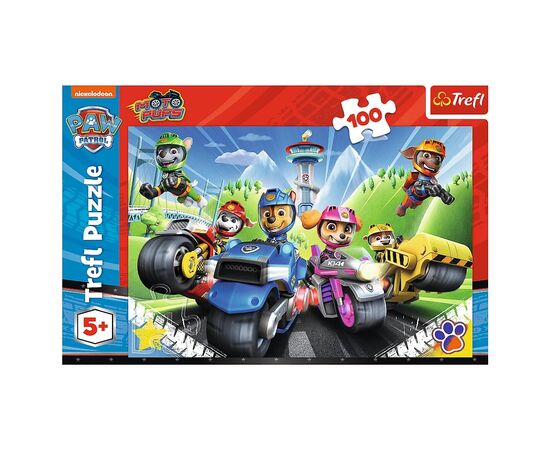Пазл Trefl Paw Patrol Щенячий патруль на мотоциклах 100 элементов (5900511164305), изображение 3 Пазл Trefl Paw Patrol Щенячий патруль на мотоциклах 100 элементов (5900511164305), изображение 3