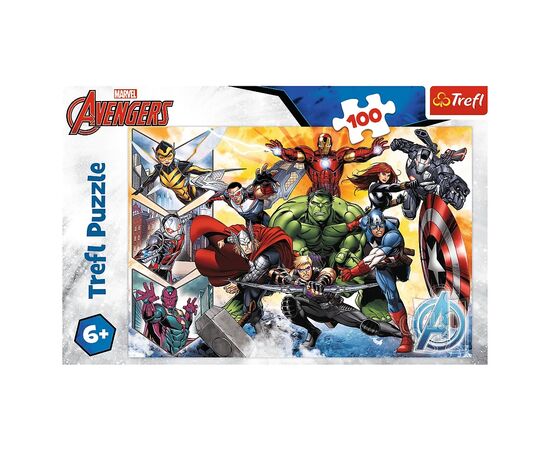 Пазл Trefl The Avengers Сила Мстителей 100 элементов (5900511164312), изображение 3 Пазл Trefl The Avengers Сила Мстителей 100 элементов (5900511164312), изображение 3