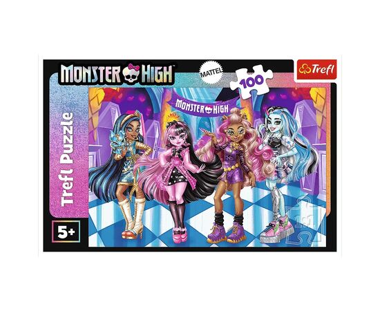 Пазл Trefl Monster High Ужасные друзья 100 элементов (5900511165050), изображение 3 Пазл Trefl Monster High Ужасные друзья 100 элементов (5900511165050), изображение 3