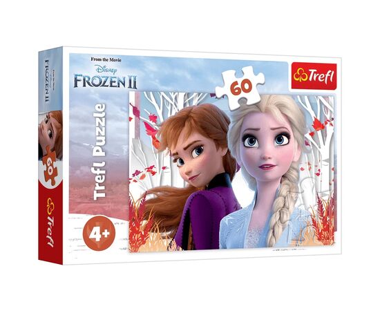 Пазл Trefl Frozen Зачарований світ Анни та Ельзи 60 елементів (5900511173338)