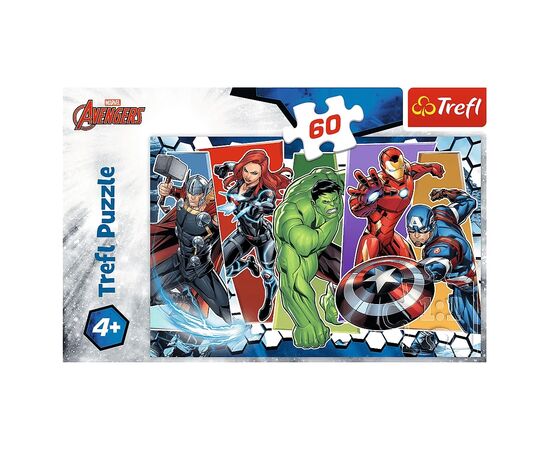 Пазл Trefl The Avengers Мстители Непобедимые 60 элементов (5900511173574), изображение 3 Пазл Trefl The Avengers Мстители Непобедимые 60 элементов (5900511173574), изображение 3
