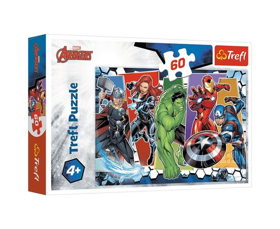 Пазл Trefl The Avengers Мстители Непобедимые 60 элементов (5900511173574)