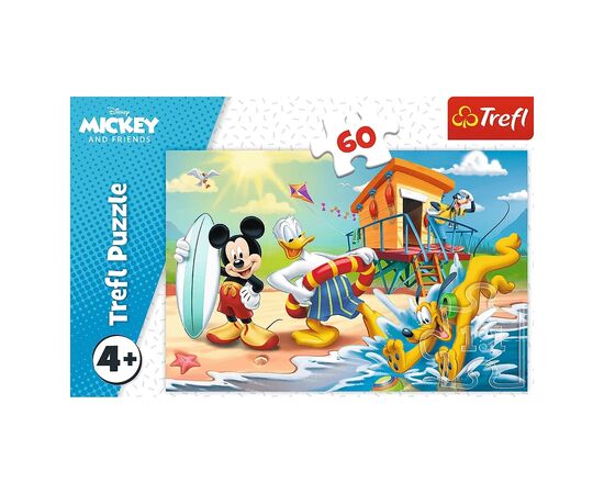 Пазл Trefl Mickey&friends Интересный день 60 элементов (5900511173598), изображение 3 Пазл Trefl Mickey&friends Интересный день 60 элементов (5900511173598), изображение 3