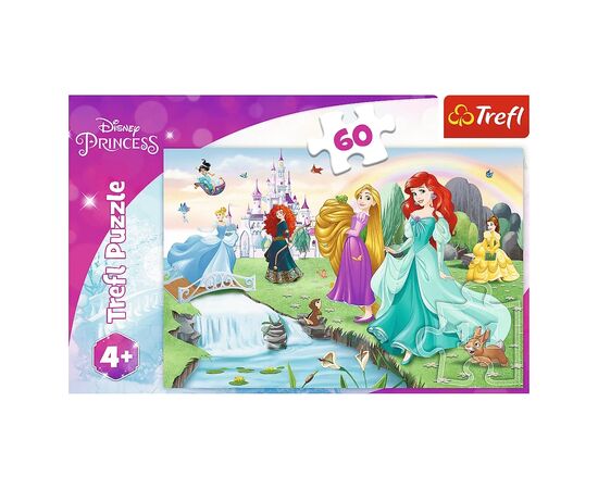 Пазл Trefl Princess Встречайте принцесс 60 элементов (5900511173611), изображение 3 Пазл Trefl Princess Встречайте принцесс 60 элементов (5900511173611), изображение 3