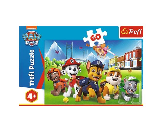 Пазл Trefl Paw Patrol Щенячий патруль на траве 60 элементов (5900511173758), изображение 3 Пазл Trefl Paw Patrol Щенячий патруль на траве 60 элементов (5900511173758), изображение 3