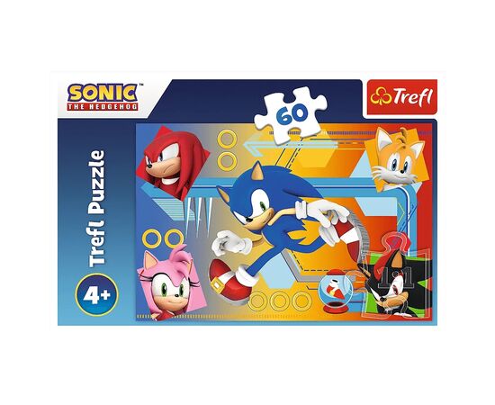 Пазл Trefl Sonic Соник в действии 60 элементов (5900511173871), изображение 3 Пазл Trefl Sonic Соник в действии 60 элементов (5900511173871), изображение 3