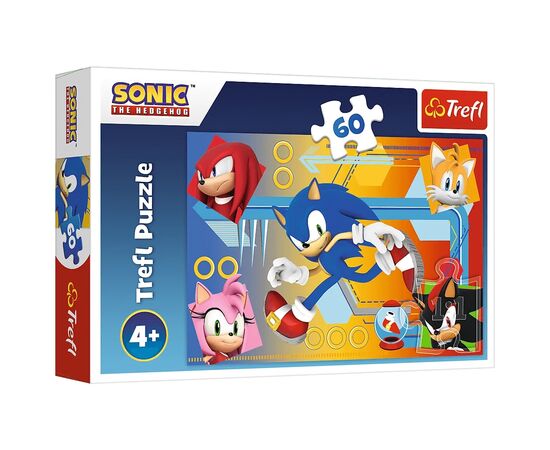 Пазл Trefl Sonic Соник в дії 60 елементів (5900511173871)