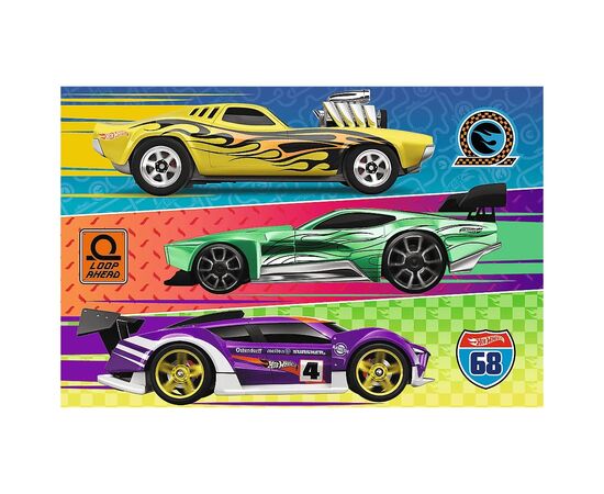 Пазл Trefl Hot Wheels Гонка 60 элементов (5900511173895), изображение 2 Пазл Trefl Hot Wheels Гонка 60 элементов (5900511173895), изображение 2