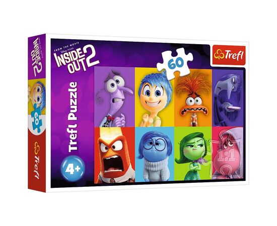 Пазл Trefl Inside Out 2 Знай свои эмоции 60 элементов (5900511173970)