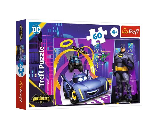 Пазл Trefl Batwheels Бетмен і його машини 60 елементів (5900511174007)