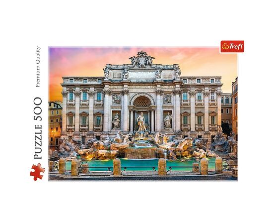 Пазл Trefl Фонтанная ди Треви, Рим 500 элементов (5900511372922), изображение 2 Пазл Trefl Фонтанная ди Треви, Рим 500 элементов (5900511372922), изображение 2