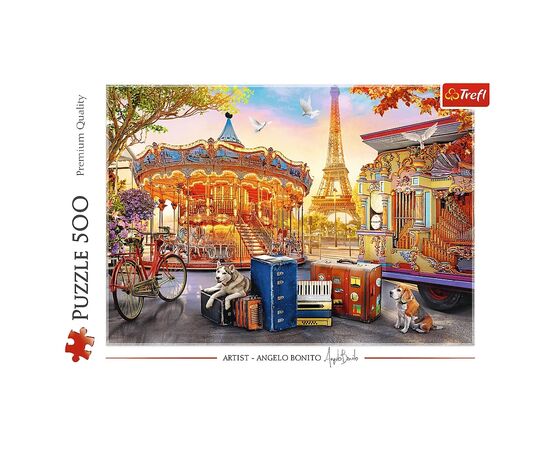 Пазл Trefl Каникулы в Париже 500 элементов (5900511374261), изображение 3 Пазл Trefl Каникулы в Париже 500 элементов (5900511374261), изображение 3