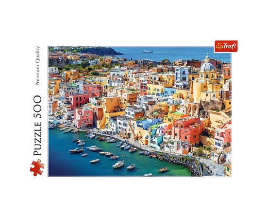 Пазл Trefl Прочида, Кампания, Италия 500 элементов (5900511374773), изображение 3 Пазл Trefl Прочида, Кампания, Италия 500 элементов (5900511374773), изображение 3