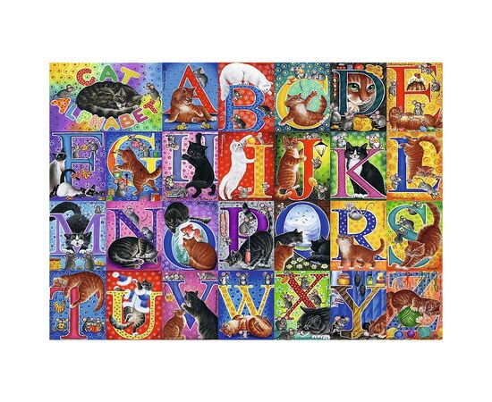 Пазл Trefl Кошачья азбука 500 элементов (5900511375275), изображение 2 Пазл Trefl Кошачья азбука 500 элементов (5900511375275), изображение 2