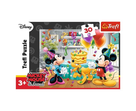 Пазл Trefl Mickey&friends Іменинний торт 30 елементів (5900511182118), зображення 2 Пазл Trefl Mickey&friends Іменинний торт 30 елементів (5900511182118), зображення 2