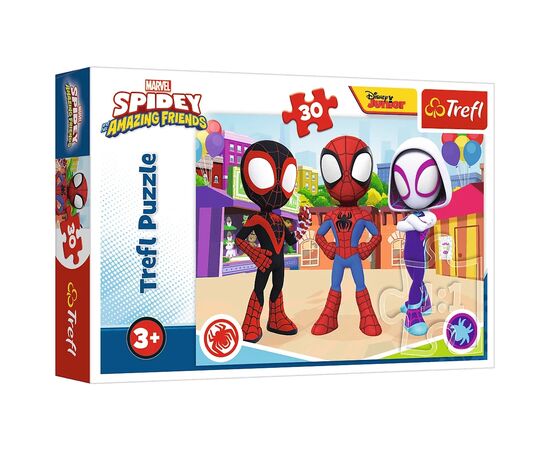 Пазл Trefl Spiderman Приключения Спайди и друзей 30 элементов (5900511182859)