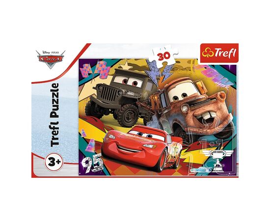 Пазл Trefl Cars Скоростные машины 30 элементов (5900511182934), изображение 3 Пазл Trefl Cars Скоростные машины 30 элементов (5900511182934), изображение 3