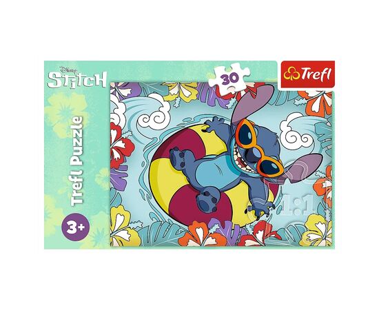 Пазл Trefl Lilo&Stitch У відпустці 30 елементів (5900511183054), зображення 3 Пазл Trefl Lilo&Stitch У відпустці 30 елементів (5900511183054), зображення 3
