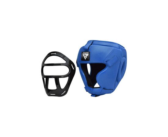 Боксерский шлем RDX T1 Grill Full Blue L (HGR-T1FU-L), изображение 6 Боксерский шлем RDX T1 Grill Full Blue L (HGR-T1FU-L), изображение 6