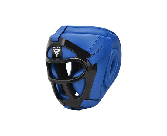 Боксерский шлем RDX T1 Grill Full Blue M (HGR-T1FU-M), изображение 2 Боксерский шлем RDX T1 Grill Full Blue M (HGR-T1FU-M), изображение 2