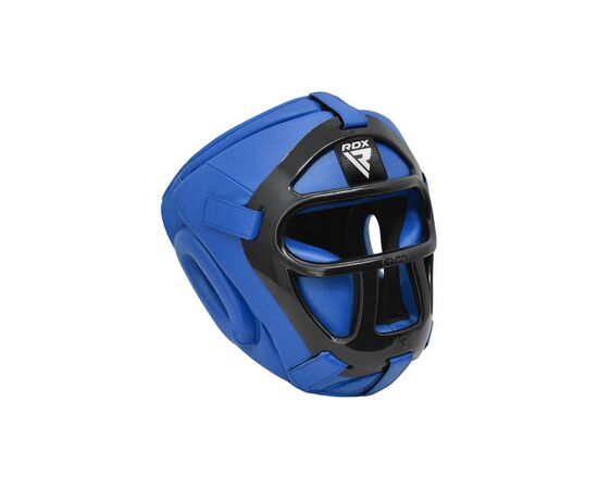 Боксерский шлем RDX T1 Grill Full Blue M (HGR-T1FU-M), изображение 3 Боксерский шлем RDX T1 Grill Full Blue M (HGR-T1FU-M), изображение 3