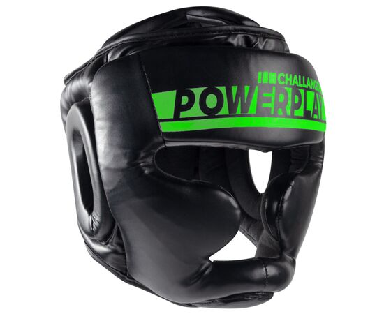 Боксерский шлем PowerPlay 3048 Чорно-Зелений XL (PP_3048_XL_Bl/Green), изображение 2