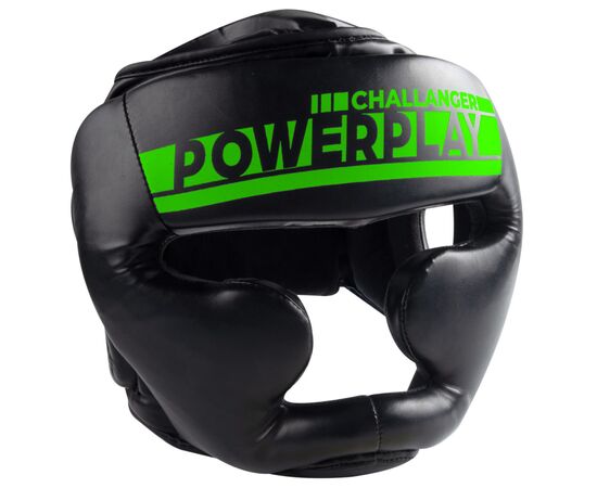 Боксерский шлем PowerPlay 3048 Чорно-Зелений XL (PP_3048_XL_Bl/Green), изображение 4