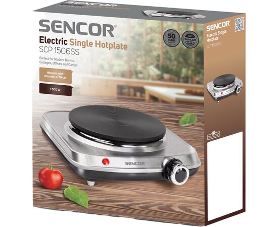 Настольная плита Sencor SCP1506SS, изображение 7 Настольная плита Sencor SCP1506SS, изображение 7