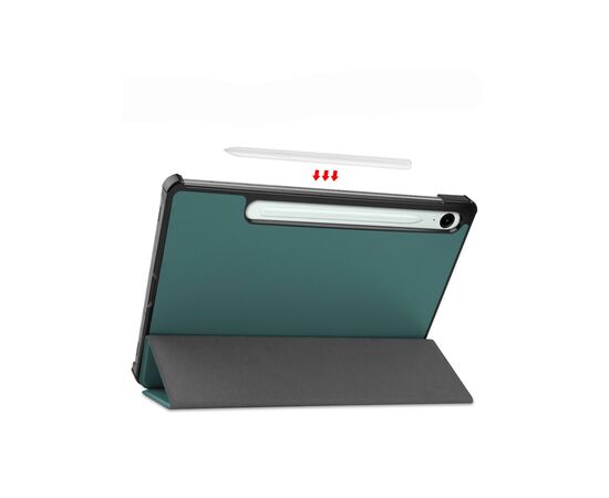 Чехол для планшета BeCover Smart Case Samsung Galaxy Tab S10 FE (SM-X520/SM-X526) 10.9" Dark Green (713275), изображение 5 Чехол для планшета BeCover Smart Case Samsung Galaxy Tab S10 FE (SM-X520/SM-X526) 10.9" Dark Green (713275), изображение 5