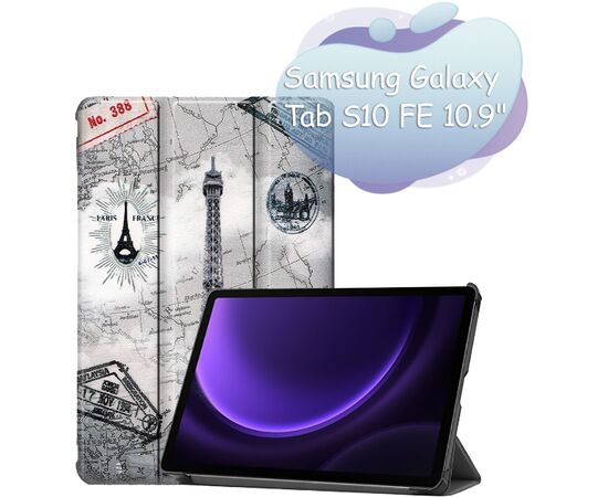 Чехол для планшета BeCover Smart Case Samsung Galaxy Tab S10 FE (SM-X520/SM-X526) 10.9" Paris (713288)