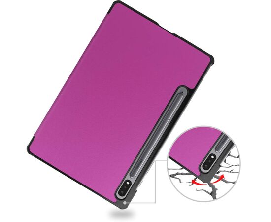 Чохол до планшета BeCover Smart Case Samsung Galaxy Tab S10 FE (SM-X520/SM-X526) 10.9" Purple (713279), зображення 4 Чохол до планшета BeCover Smart Case Samsung Galaxy Tab S10 FE (SM-X520/SM-X526) 10.9" Purple (713279), зображення 4