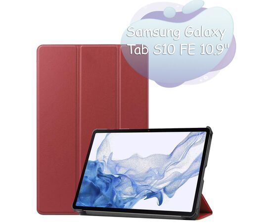 Чохол до планшета BeCover Smart Case Samsung Galaxy Tab S10 FE (SM-X520/SM-X526) 10.9" Red Wine (713281)