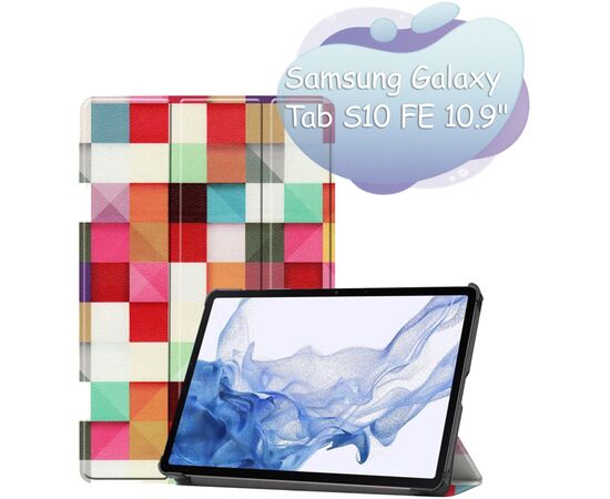 Чехол для планшета BeCover Smart Case Samsung Galaxy Tab S10 FE (SM-X520/SM-X526) 10.9" Square (713289)