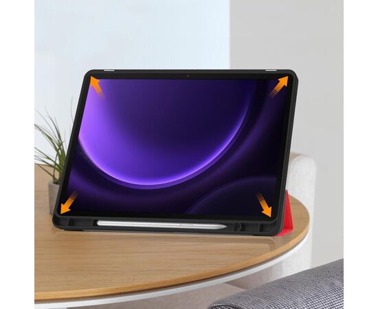 Чехол для планшета BeCover Flexible TPU Mate Samsung Galaxy Tab S10 FE (SM-X520/SM-X526) 10.9" Red (713267), изображение 6 Чехол для планшета BeCover Flexible TPU Mate Samsung Galaxy Tab S10 FE (SM-X520/SM-X526) 10.9" Red (713267), изображение 6