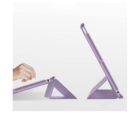 Чехол для планшета BeCover Tri Fold Hard Apple iPad 10.9" (2022/2024)/iPad (А16) 2025 11" Purple (713321), изображение 3 Чехол для планшета BeCover Tri Fold Hard Apple iPad 10.9" (2022/2024)/iPad (А16) 2025 11" Purple (713321), изображение 3