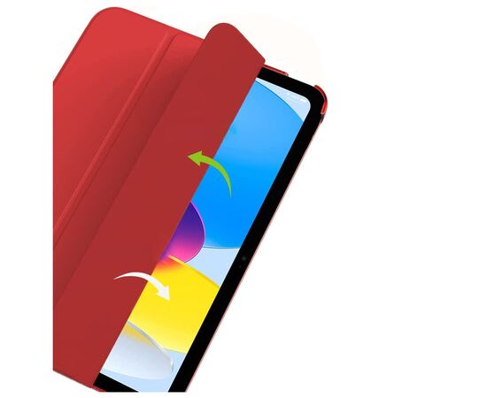 Чехол для планшета BeCover Tri Fold Hard Apple iPad 10.9" (2022/2024)/iPad (А16) 2025 11" Red (713320), изображение 2 Чехол для планшета BeCover Tri Fold Hard Apple iPad 10.9" (2022/2024)/iPad (А16) 2025 11" Red (713320), изображение 2