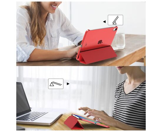 Чехол для планшета BeCover Tri Fold Hard Apple iPad 10.9" (2022/2024)/iPad (А16) 2025 11" Red (713320), изображение 6 Чехол для планшета BeCover Tri Fold Hard Apple iPad 10.9" (2022/2024)/iPad (А16) 2025 11" Red (713320), изображение 6